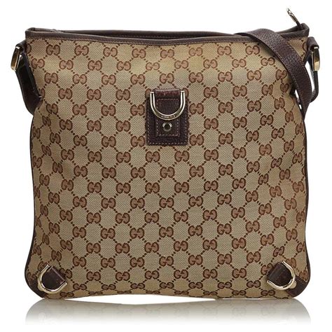 sac gucci bandoulière marron.